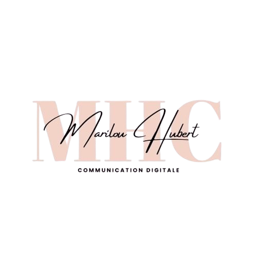 Logo professionnel de MHC représentant Marilou Hubert, spécialiste en communication digitale, création de contenu et stratégie.