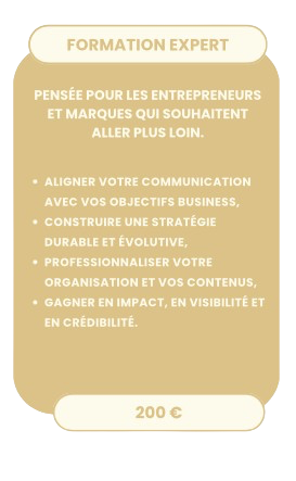 Formation avancée en communication digitale pour aligner communication et objectifs business.